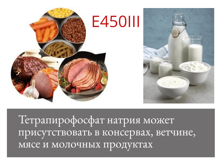 E450iii в продуктах питания