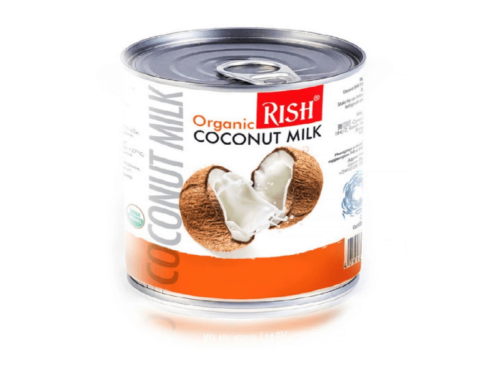 rishорганическое кокосовое молоко
